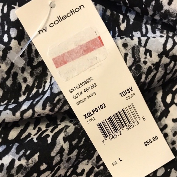 SOLD NY Collection Black White Pants - Picture 5 of 5
